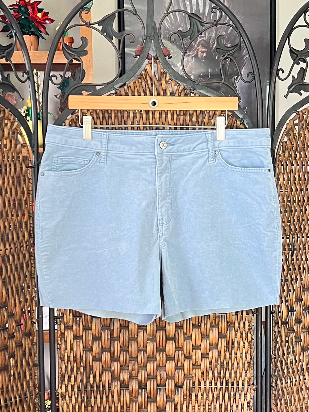 16 Croft and Barrow Corduroy Cutoff Shorts Cotton